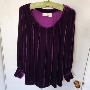 Vintage Spiegel Velvet Blouse